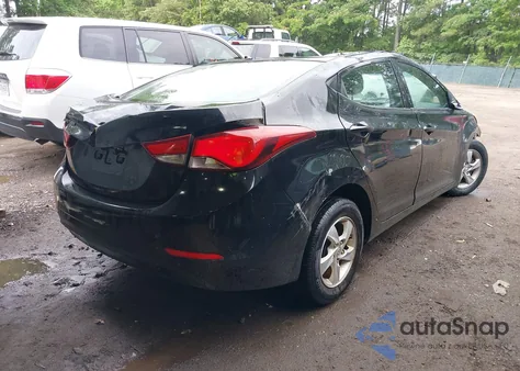 2014 Hyundai Elantra Se из США, поврежденный, VIN KMHDH4AE3EU140941